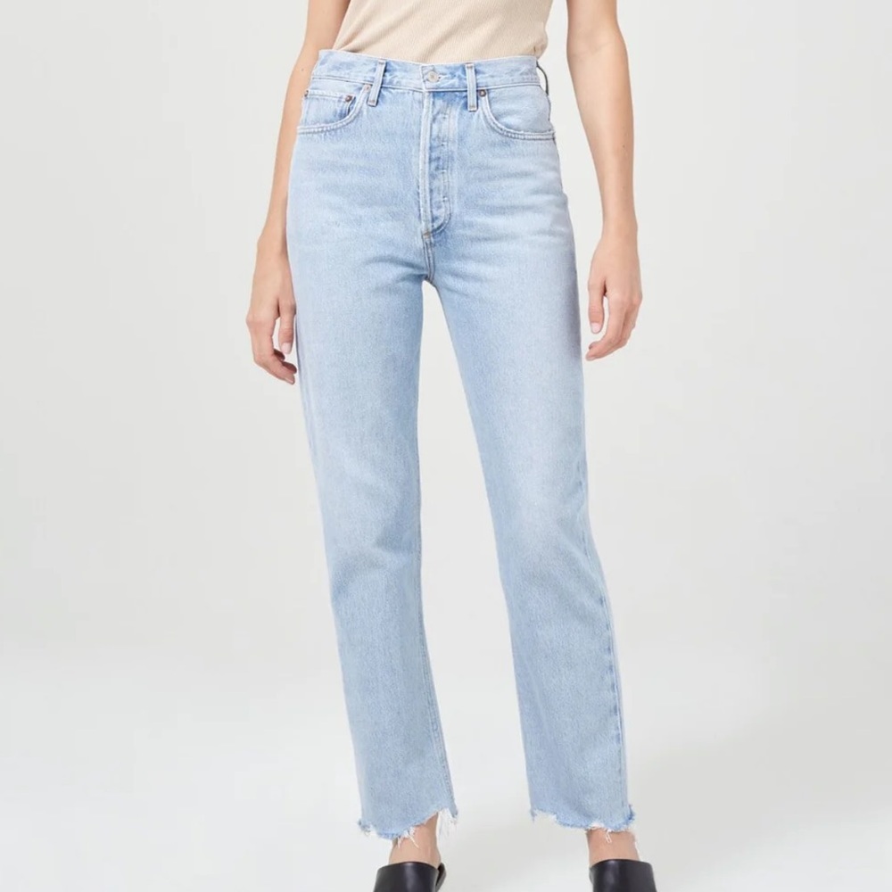 NWT $279 AGOLDE - 90’S PINCH WAIST HIGH RISE STRAIGHT  Sz 28